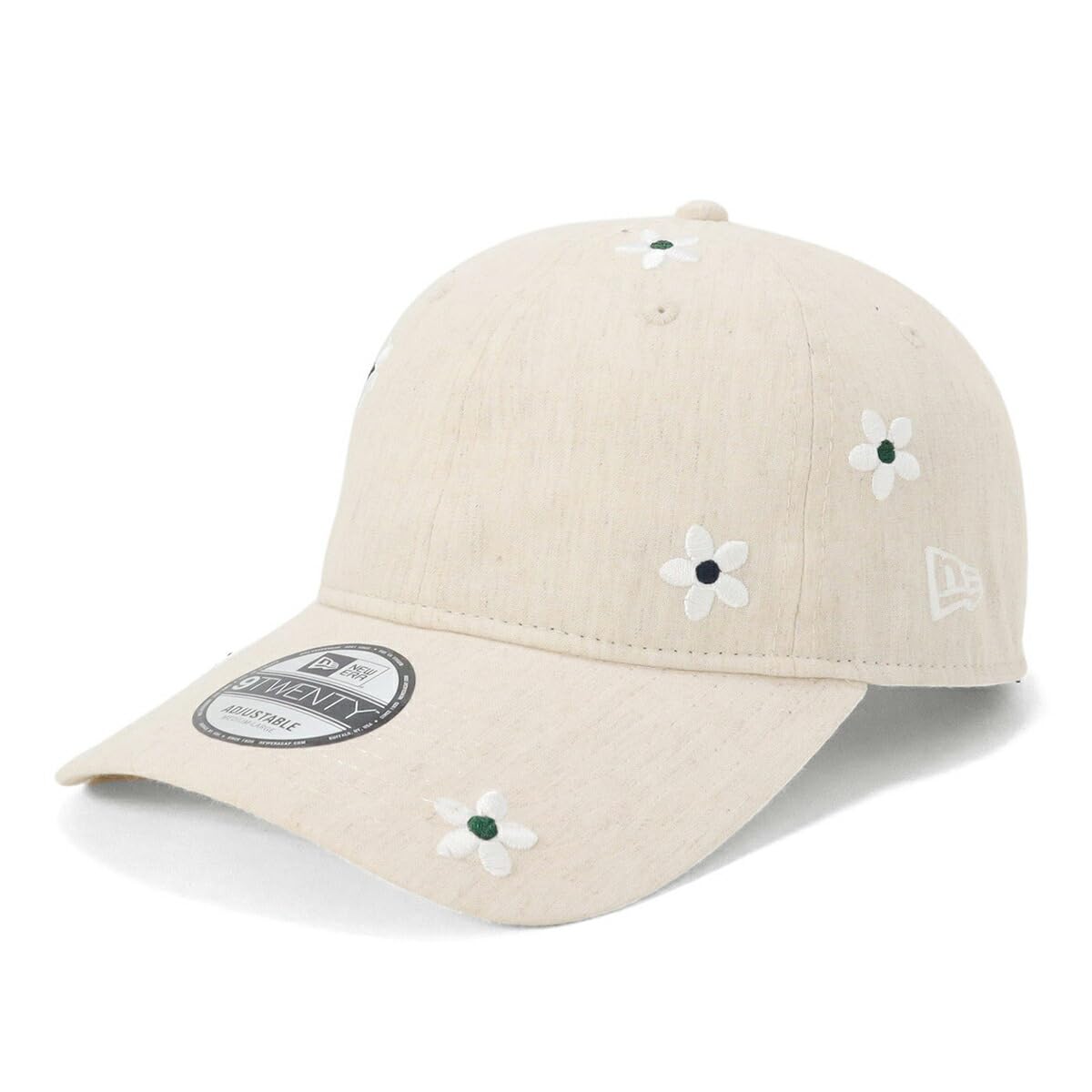 

[New Era] Кепка New Era 9TWENTY с длинным козырьком EasySnap 14693424 NER36C8812 Слоновая костьЦветочный узор 2 Белый ML Вышивка цветком Эксклюзив ONSPOTZ Мужская Женская