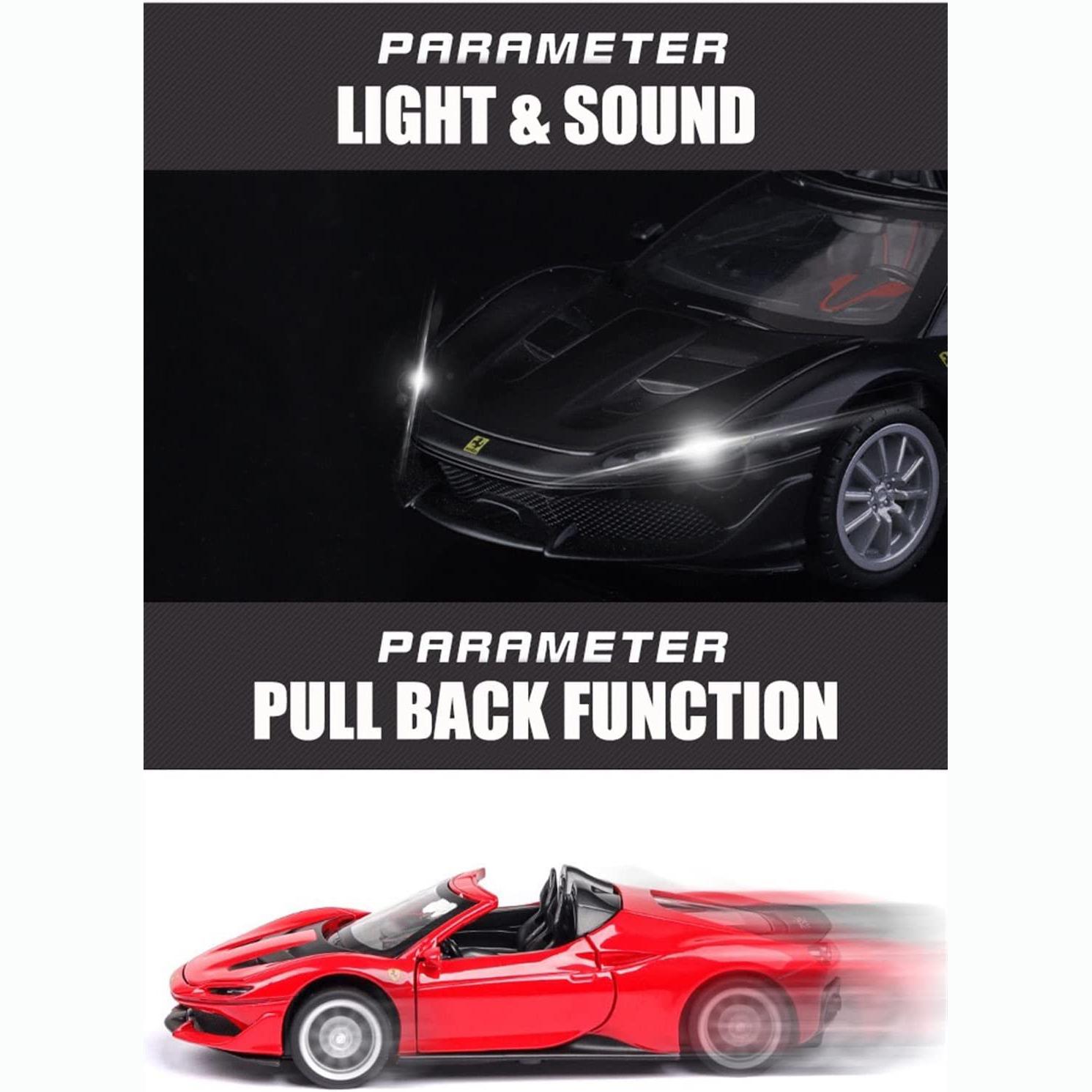 Модель автомобиля из сплава J50 в масштабе 1/32 со звуком и светом — фото 7