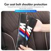Carbon Car Seat Safety Belt Protector Pad Shoulder Accessories For BMW M Performance Alpina M3 M5 M6 X1 X3 X4 X5 G20