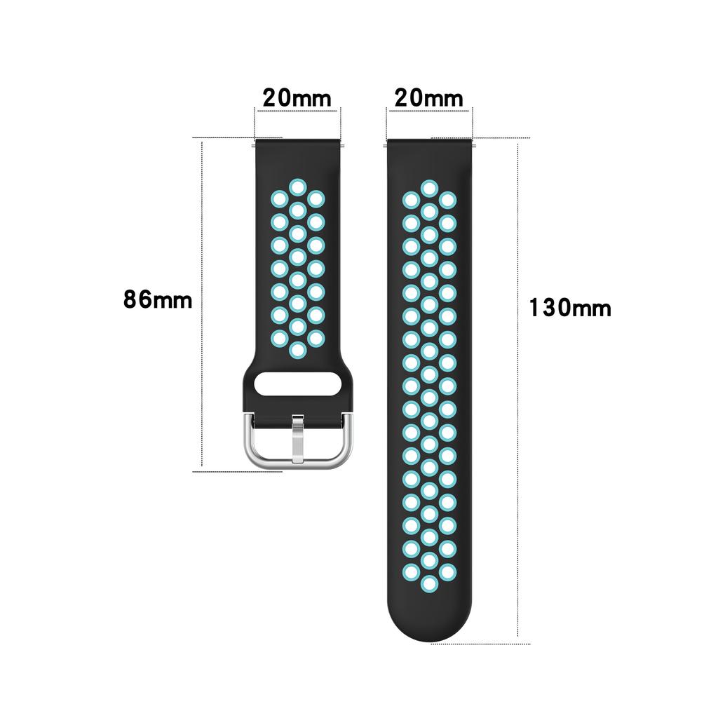 20mm WatchBand Silicone Strap For Xiaomi Huami Amazfit Bip U pro / Bip pop pro S Lite Color Smart Wristband Bracelet Sport Belt
