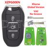 Datong Xhorse VVDI XZPG00EN Global Version Replacement Car Remote Control Blank Key Support ID46 4A Chip For Peugeot Citroen DS