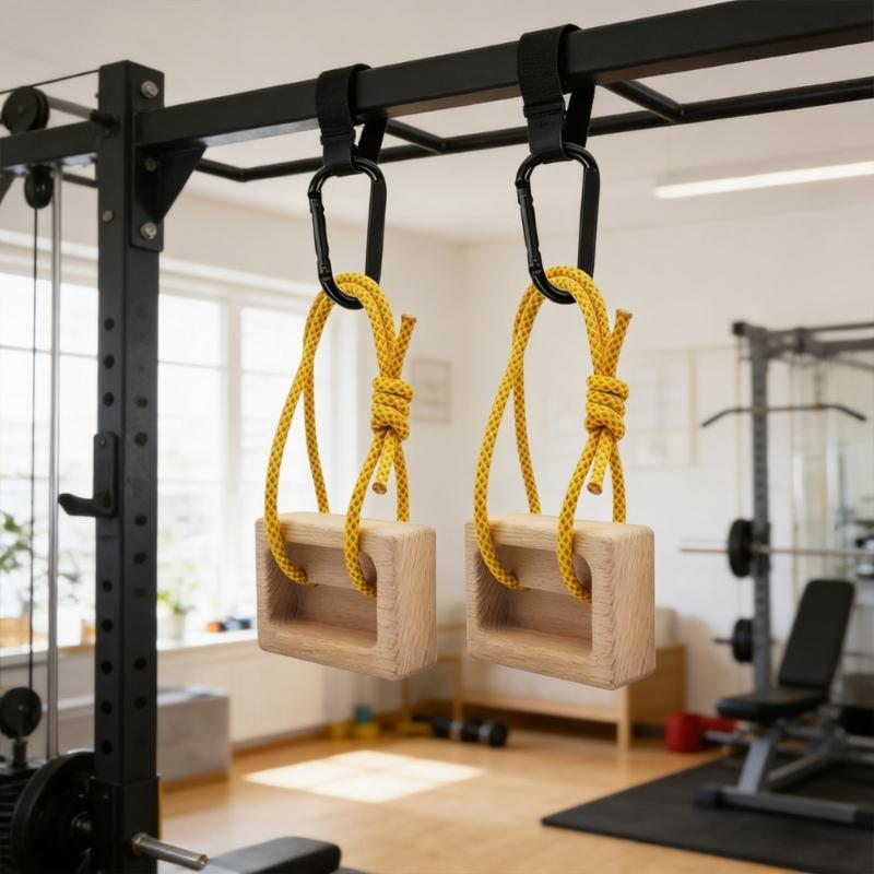 Wood Finger Training Board Portable Fingerboard for Climbers with Smooth Surfaces Secure Mounting Ideal for Homes Gym