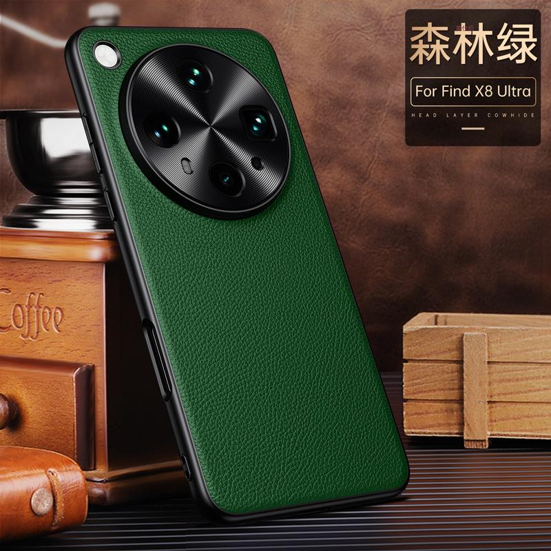 Applicable oppofindx8s mobile phone case new x8ultra lens all-inclusive anti-drop Internet celebrity business men's leather case