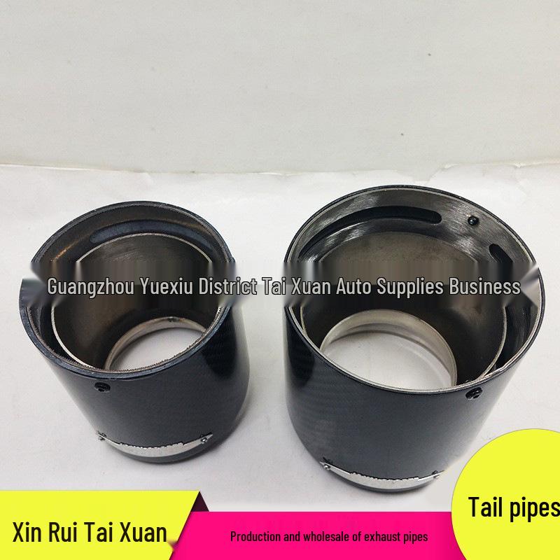 JCW Carbon Fiber Tailpipe Decoration for Mini Cooper Exhaust