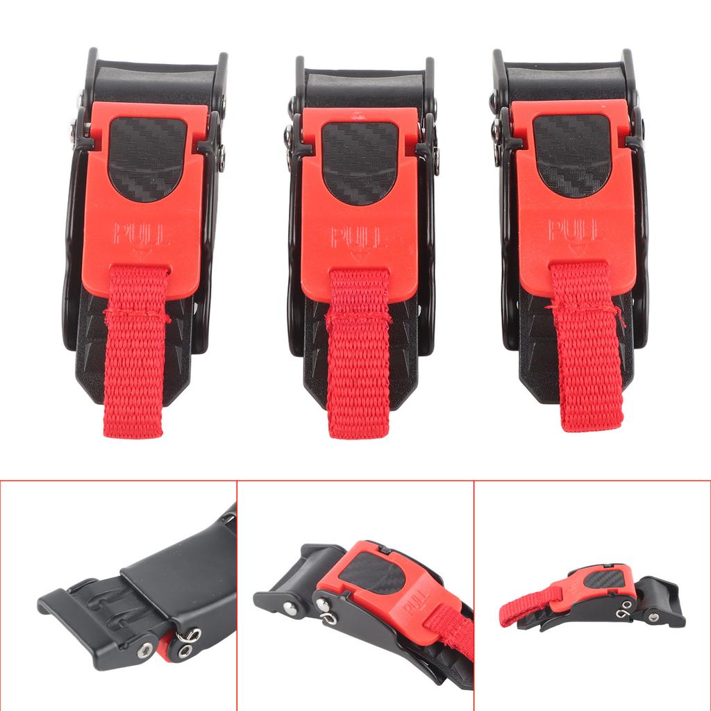 3X Motorcycle Helmet Speed Clip Quick Release Chin Strap Button Pull Buckle Bike Motorcycle Helmet Buckle