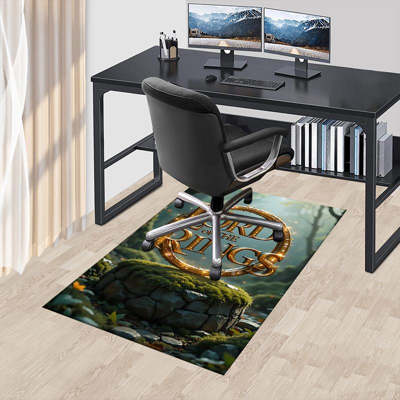 1pc Lord of the Rings Carpet, for Home & Office Decor, Desk Chair Carpet, Festive Gift,Conference Room CarpetL1294
