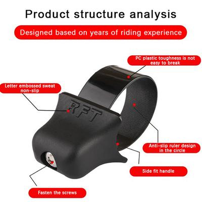 Uchwyt przepustnicy motocykla, tempomat, podpórka pod nadgarstek, wzmacniacz przyspieszenia, antypoślizgowy skuter elektryczny, kierownica 34 mm