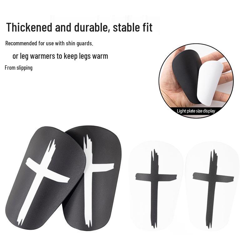 TemuShein Cross Football Shin Pads - Thick Protective Gear
