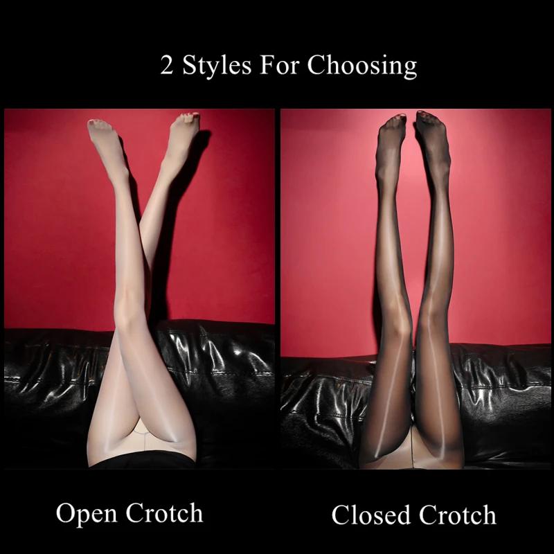Sexy Breathable Hosiery 1D Sheer Toe Smooth Pantyhose Erotic Lingerie Pole Dance Women Tights Ol Summer Fashion Cos Jk Ootd