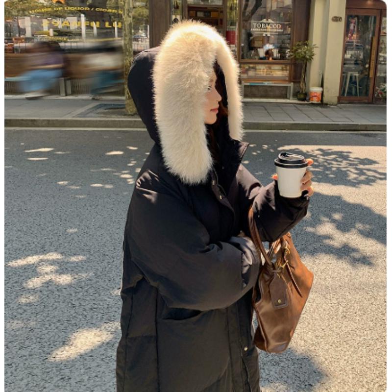 Winter New Arrival High-End Padded Coat for Women, Long Knee-Length Korean Style Thickened Padded Outerwear