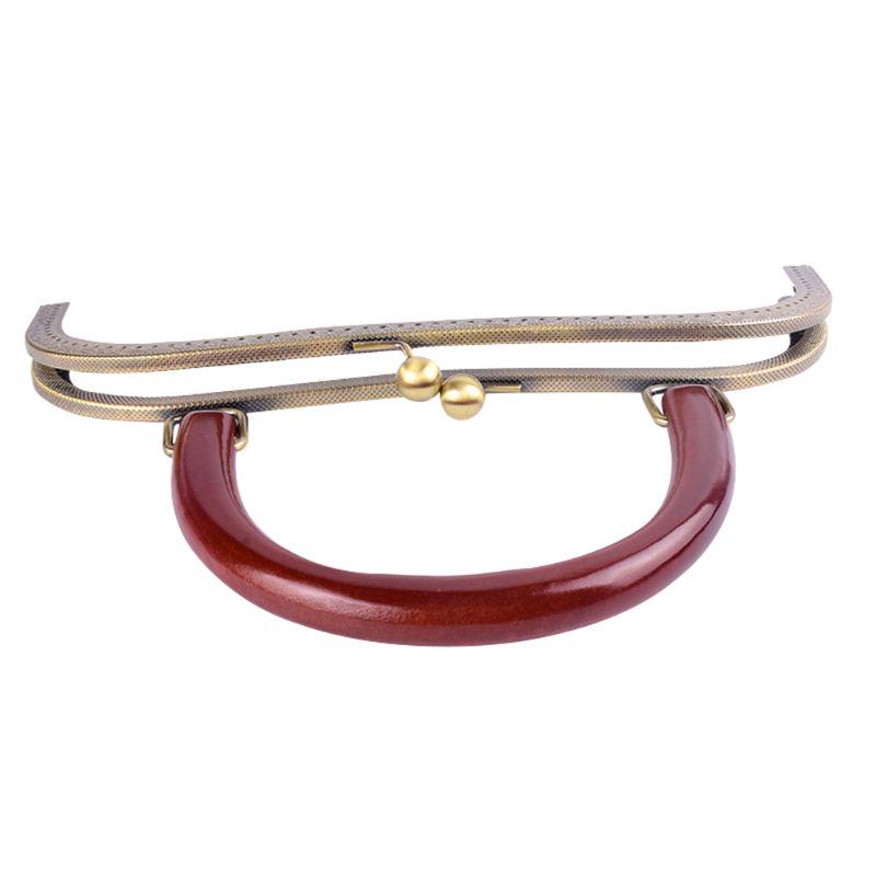 Purse Clasp Frame,10.63 Inch Bag Kiss Clasp Lock,Metal Purse Frame for DIY Craft,Purse Making,Bag Making