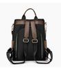 Women's Color Block Anti-theft Travel Backpack - Large Capacity, Versatile & Stylish