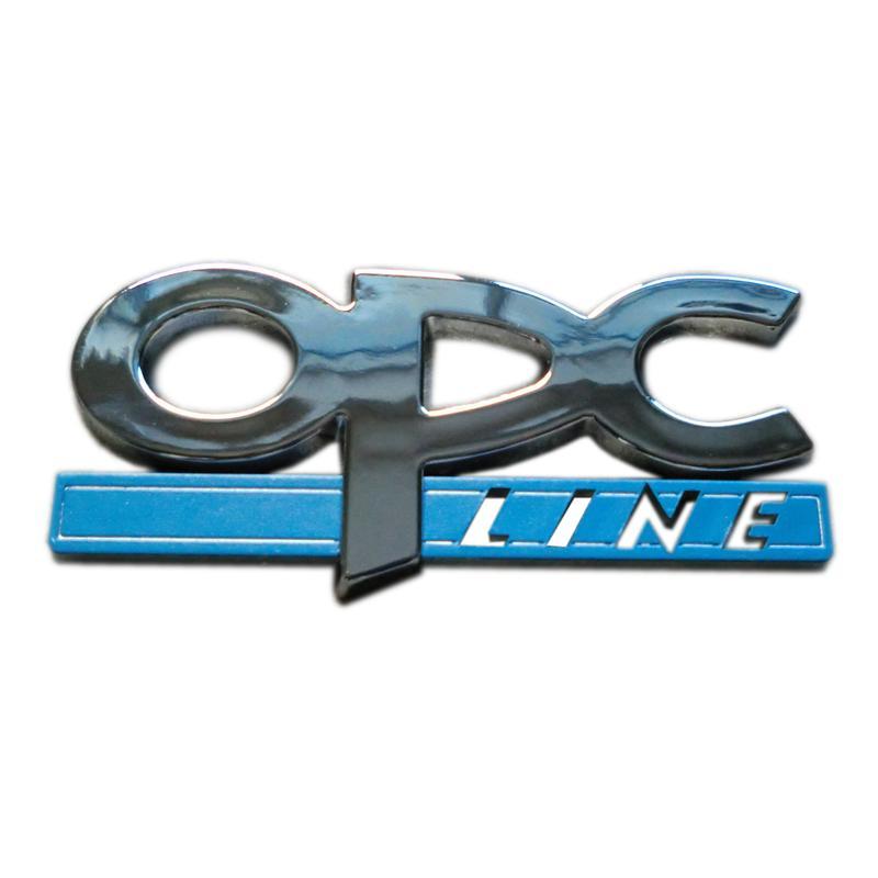 Plastic Chrome OPCLINE OPC LINE Automobile Modification Sticker Car Emblem Badge Logo
