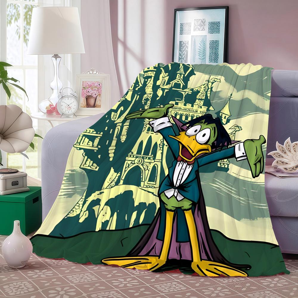 Coperta Leggera in Flanella Disegno Anatra C-Count Duckula 240g Morbida e Delicata sulla Pelle per Rinfrescarsi in Estate