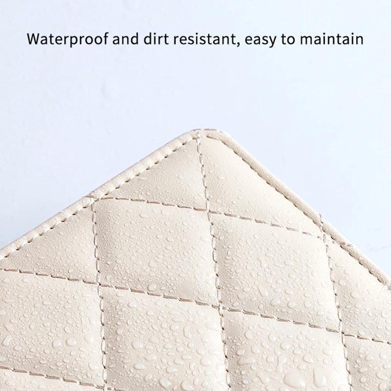 PU-Leder Schmuckaufbewahrungsbuch Reißverschluss Klarsichttaschen Schmuckverpackungsbox Halskettenordner Aufbewahrungsdisplay Produkt für Frauen