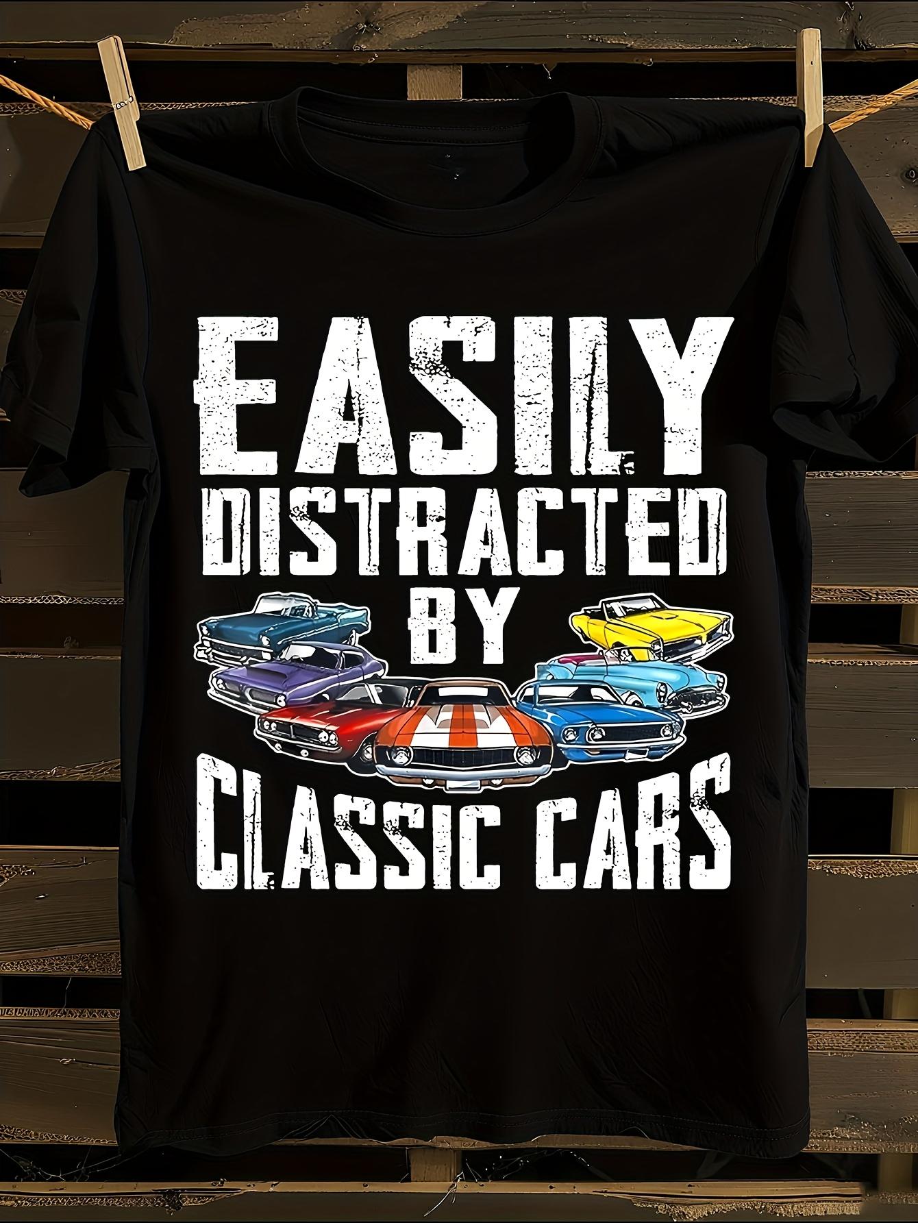 1pc s Vintage Car Enthusiast T-shirt XL