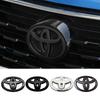 3D ABS Car front grille trunk Logo Sticker For Toyota RAV4 Camry Yaris  Avensis Levin  Reiz Vios Highlander CHR Avalon accessory