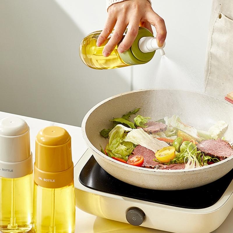 Wiederbefüllbare Küchenöl-Sprühflasche Auslaufsicherer Öl-Zerstäuber Spender Für Backen Grillen Und Heißluftfritteusen Gebrauch
