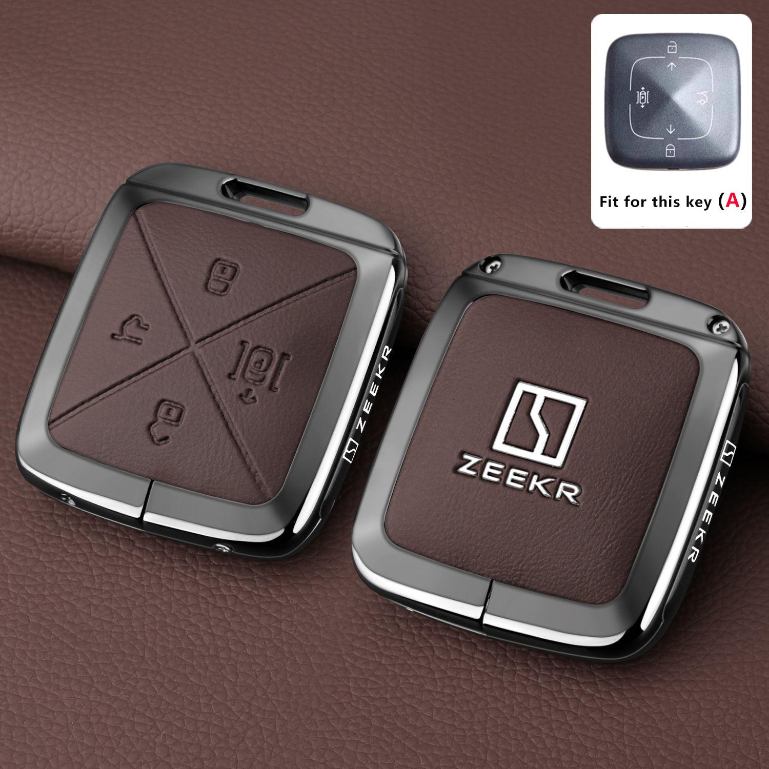 Чехол для ключа автомобиля Брелок для Zeekr 7X 2024 2025 Автостайлинг Брелок Защитная крышка для пульта Сумка Оболочка Корпус Держатель Автоаксессуары Fit for Zeekr 7X