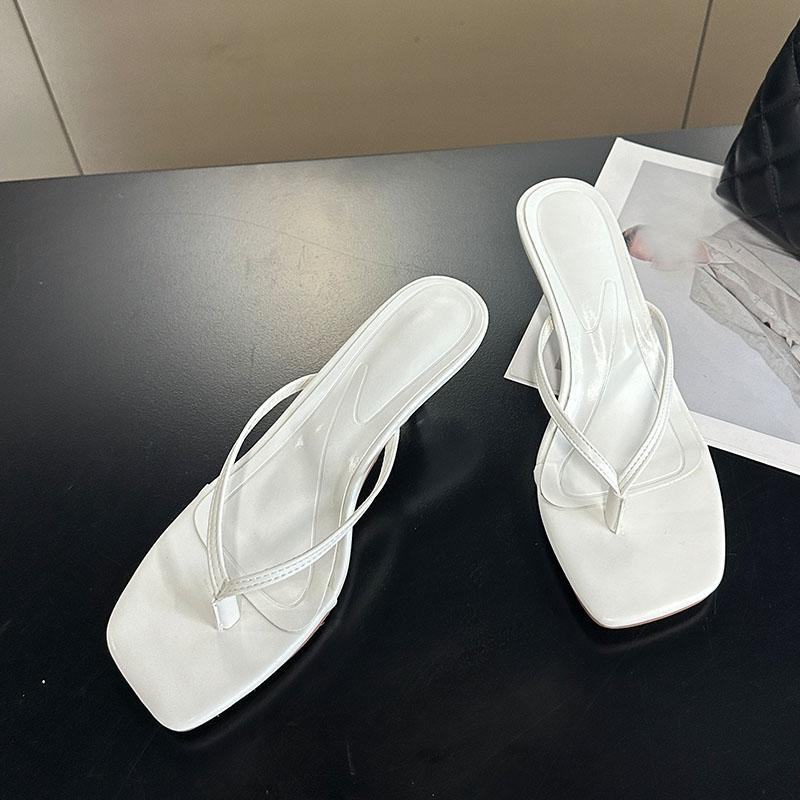 

Мода Мода Женские Шлепанцы на Каблуке Слайды Сандалии Обувь Летний Пляж Женские Вьетнамки Дамские Тонкие Каблуки Шлепанцы Туфли-Лодочки Большой Размер 43 35 бежевый