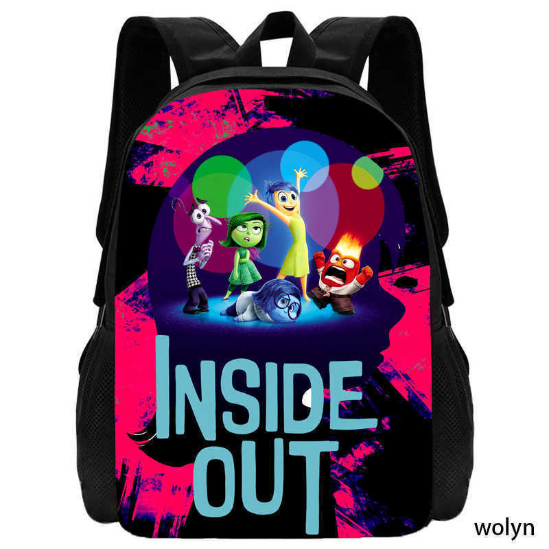 Inside Out 2 Anime Backpack For School And Travel With Storage Compartments