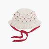 Women's Floral Ribbon Frill Lace Knit Hat