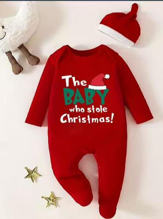 Baby Reindeer Christmas Romper: Cute Long Sleeve Holiday Onesie for Crawling