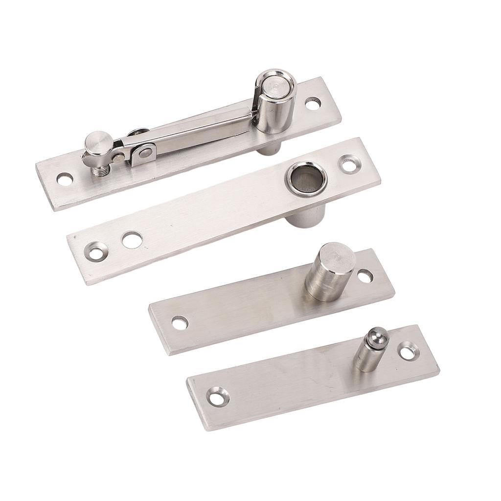 360 Degree Rotation Door Hinge Stainless Steel Pivot Hinge for Wood Aluminum Frame Concealed Doors