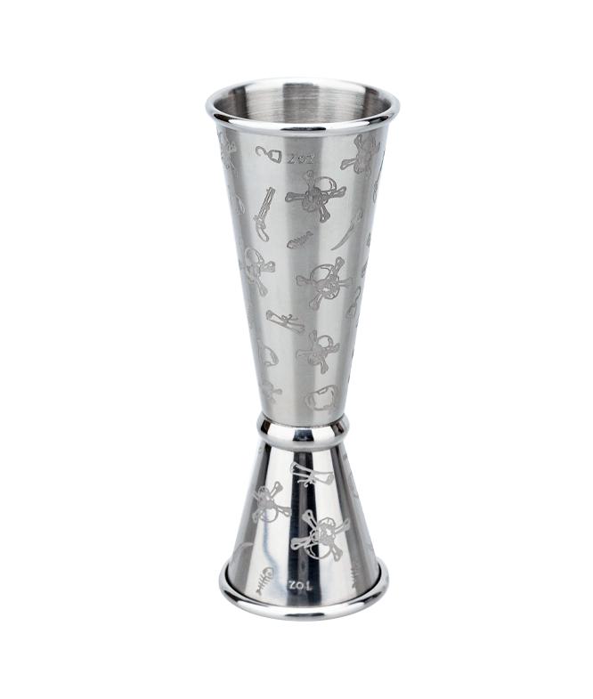 Neuer 30/60ml Cocktail Wein Shaker Messbecher Edelstahl Doppelter Shot Getränke Spirituosen Messbecher Jigger Küchenbedarf Werkzeuge Bar