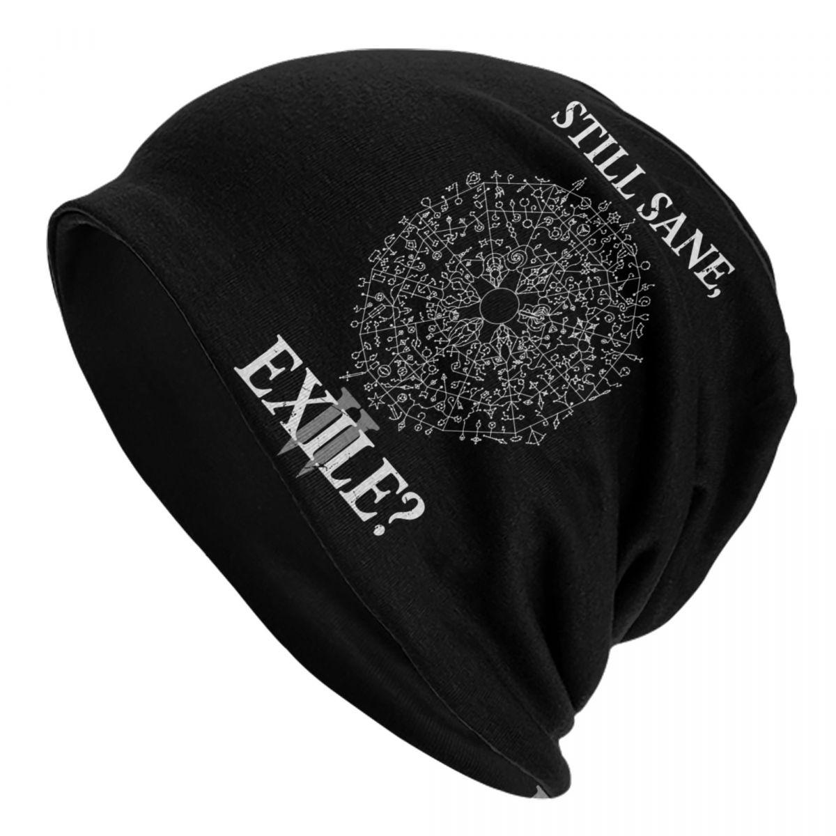 Path Of Exile 2 Still Sane Exile Skullies Beanies Hats Warm Autumn Winter Outdoor Cap Knitted Bonnet Caps for Unisex Adult One Size