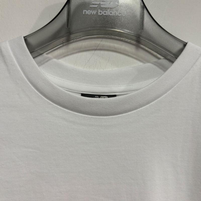 New Balance Uni Flying Lettering Short Sleeve Tee Nbnef21433 White