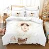 3D-Druck Lady Gaga Bettwäsche-Set Bedruckte Bettbezug Kissenbezug Einzel Doppel Stil Queen King Size Sets Heimtextilien