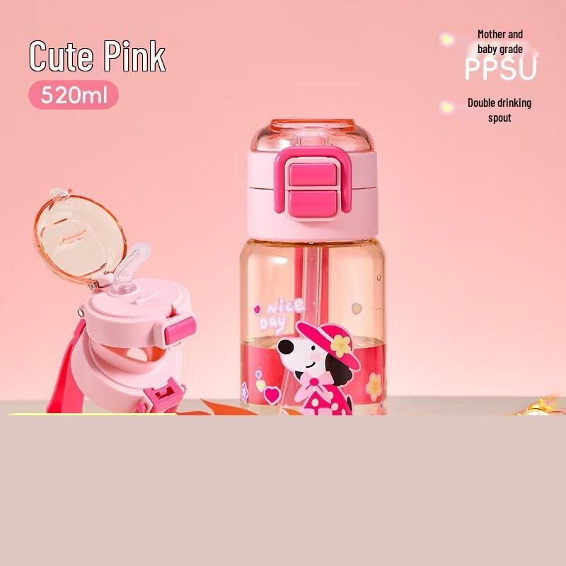 Cille Bouncing Paradise PPSU Kids Dual-Drink Water Bottle