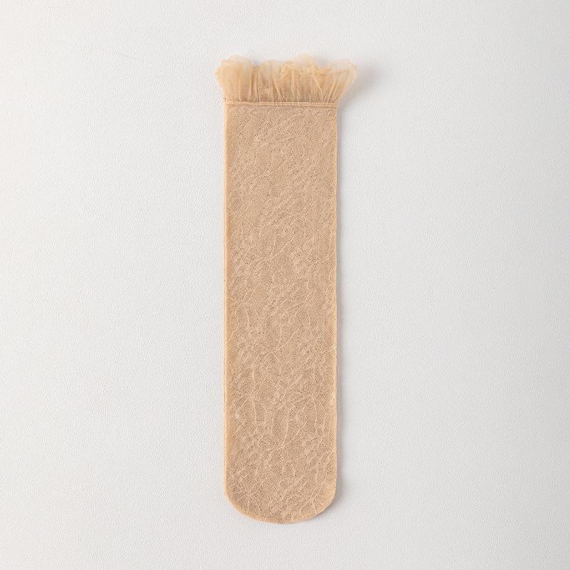 

Женские кружевные носки весна-лето - дышащие, не застревающие, сексуальные полые короткие чулки в японском стиле One Size