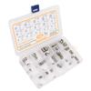 65PCS Threaded Insert Assortment Kit 303 Stainless Steel Thread Repair Sleeves Reducing Nuts