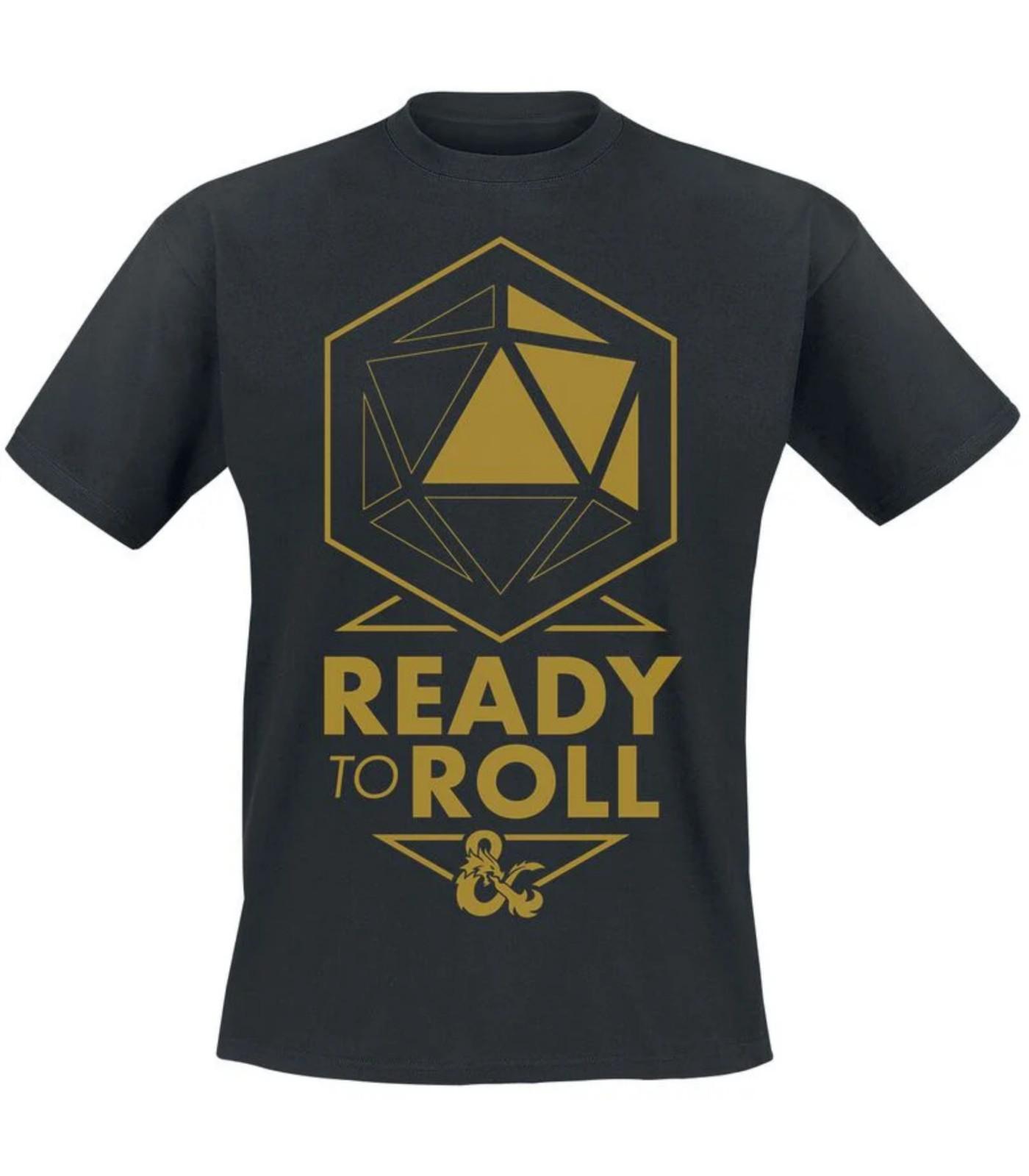 

Ready To Roll T-Shirt Mens Womens Tees Top black Men Short Sleeve Round Neck 100% Cotton S