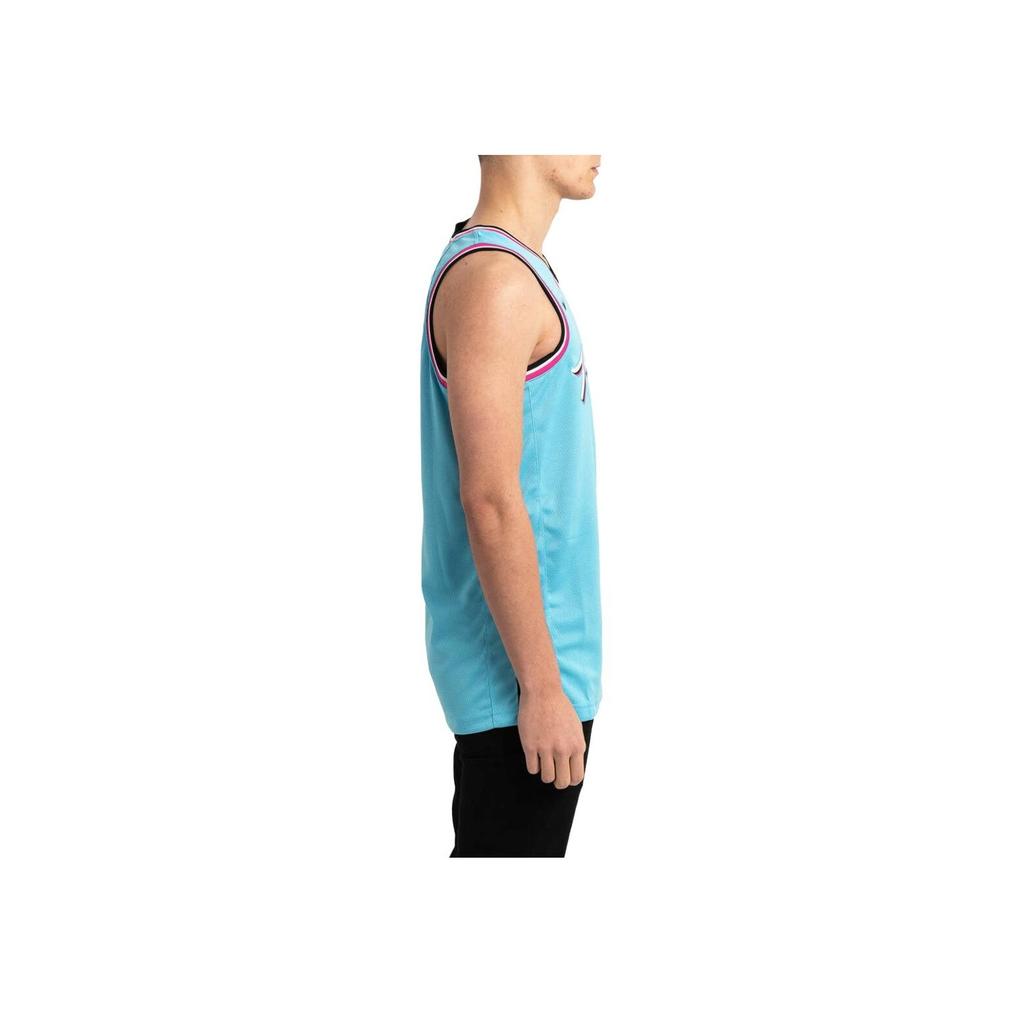 Nike Miami Heat Dwyane Wade 3 City Edition Fan Jersey 2019-2020 Season Men Jersey Blue AV4650-425