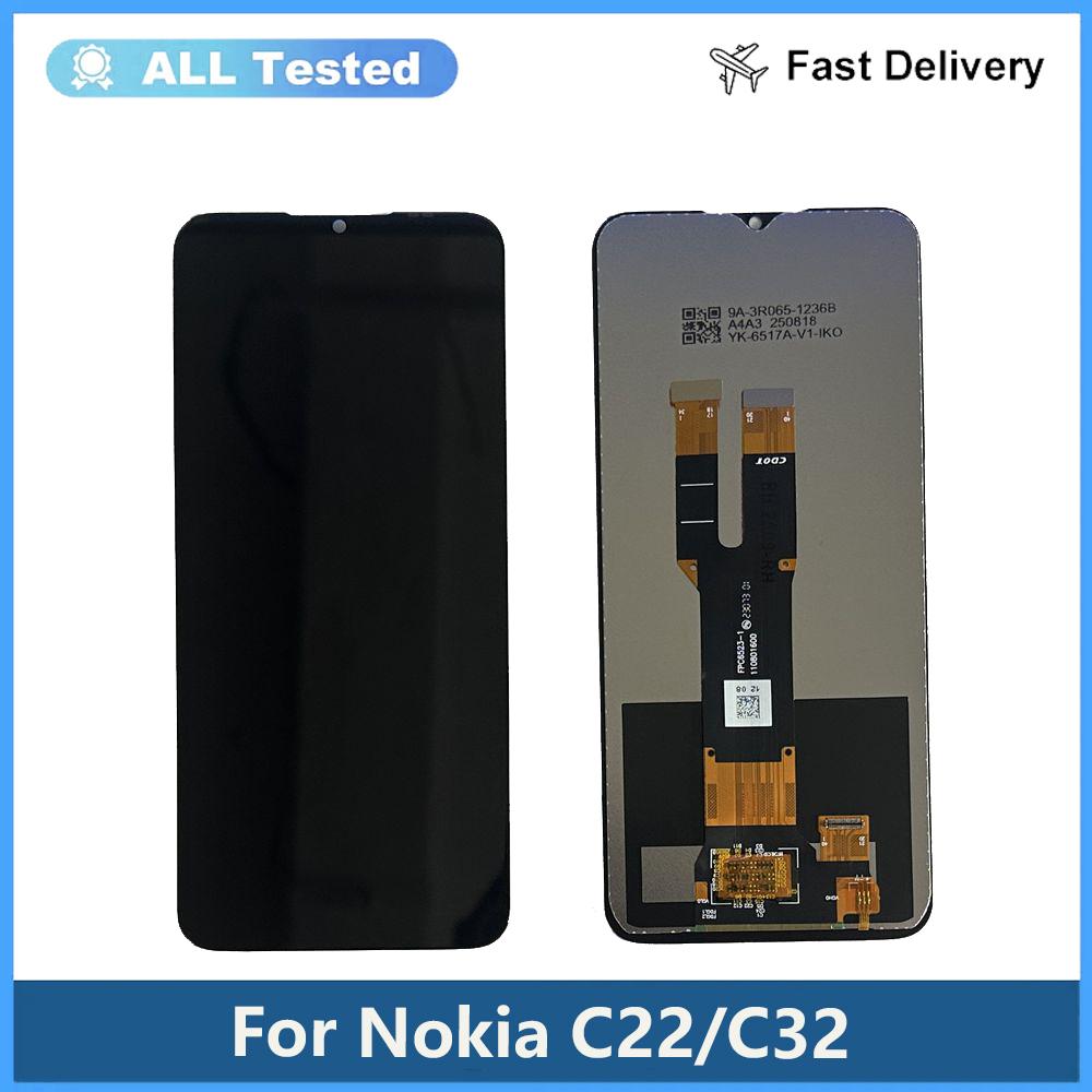 

LCD Screen and Digitizer Full Assembly For Nokia C22 C32