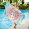 Extra Large Unicorn Beach Towel Soft Microfiber Absorbent Towel for Pool Travel Camping