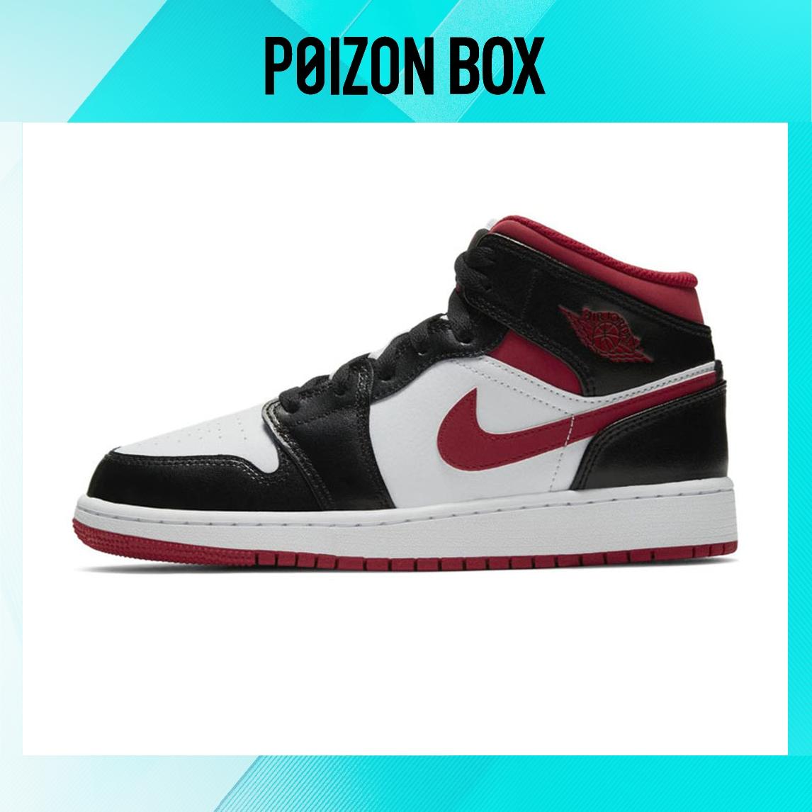 

кроссовки Jordan 1 Mid Gym Red Black White (GS) DJ4695-122