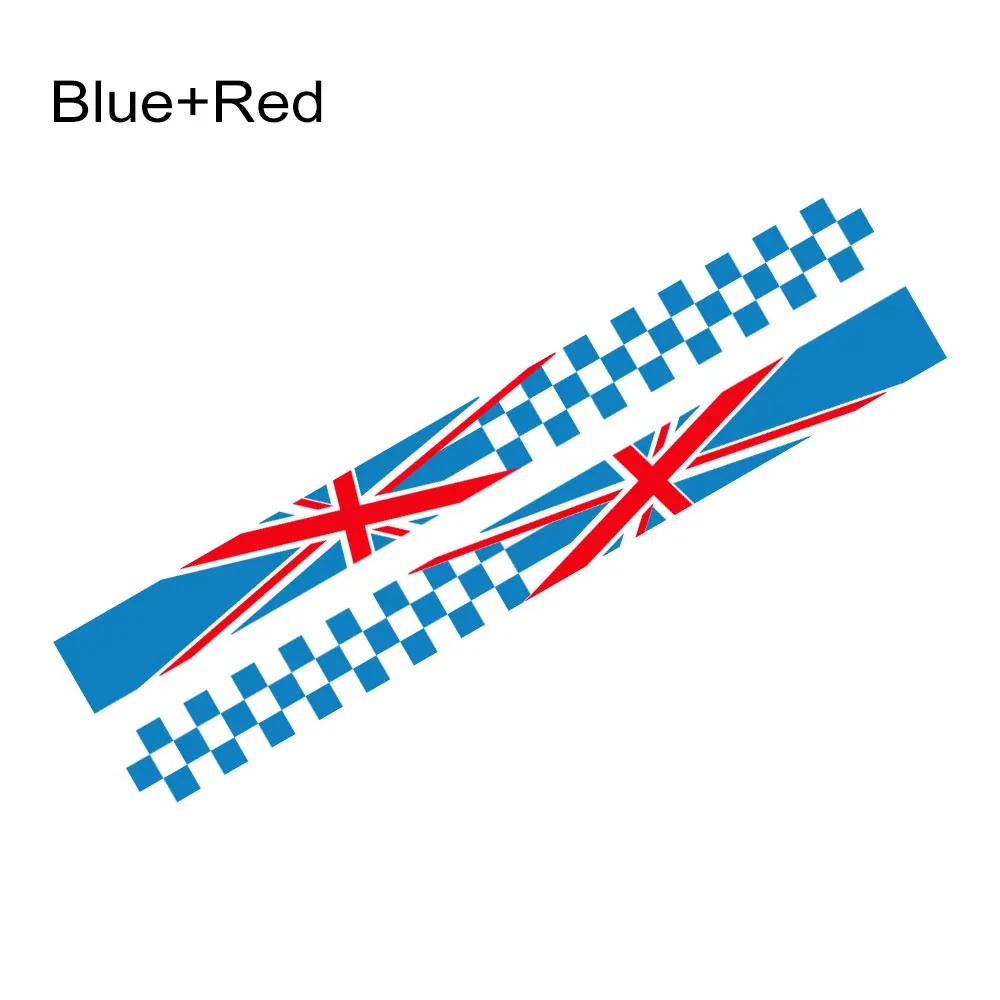 Union Jack Car Side Door Sticker Racing Stripes Vinyl Decal Tuning Accessories For MINI Cooper S One JCW F55 F56 F60 R55 R56 R60