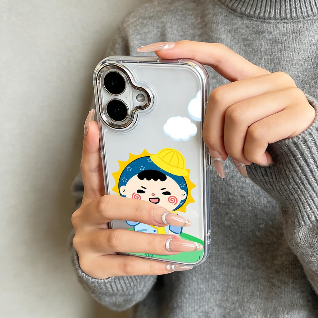 Cartoon Mascot GMMTV Phone Case For iPhone 17 16e 16 15 14 13 12 11 mini Pro Max X XR XSMAX 8 7 Air Plus Transparent Soft Cover