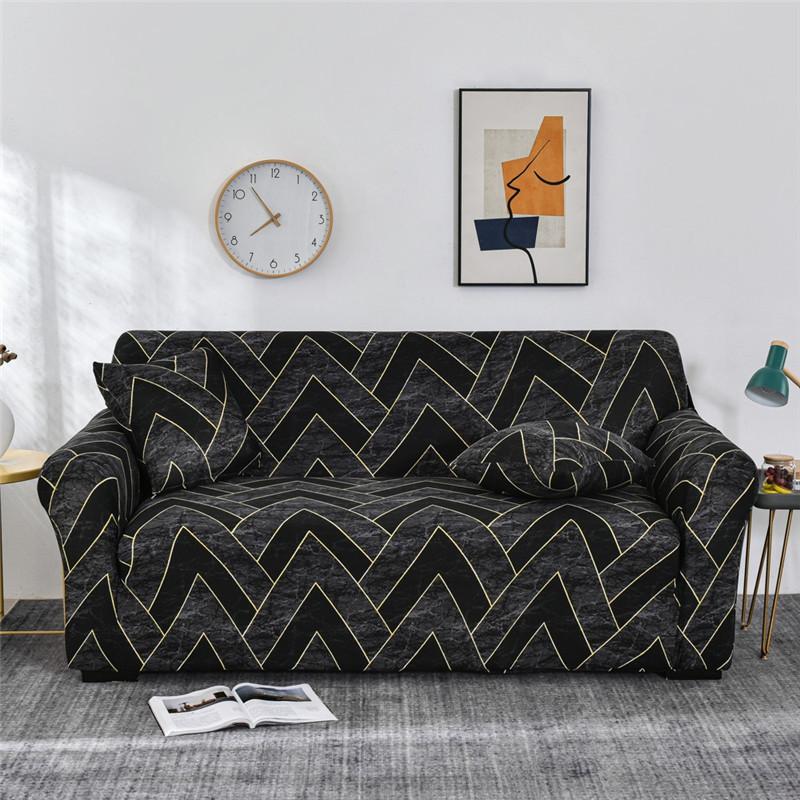 HOUSMIFE Elastic Sofa Covers for Living Room Funda Sofa Couch Cover Chair Protector 1/2/3/4-seater Geometric Sofa Slipcovers
