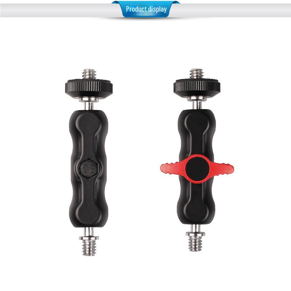 Magic Hand Double Gimbal: Powerful Crab Claw Clamp with Universal Metal Ball Head and Fixed Base