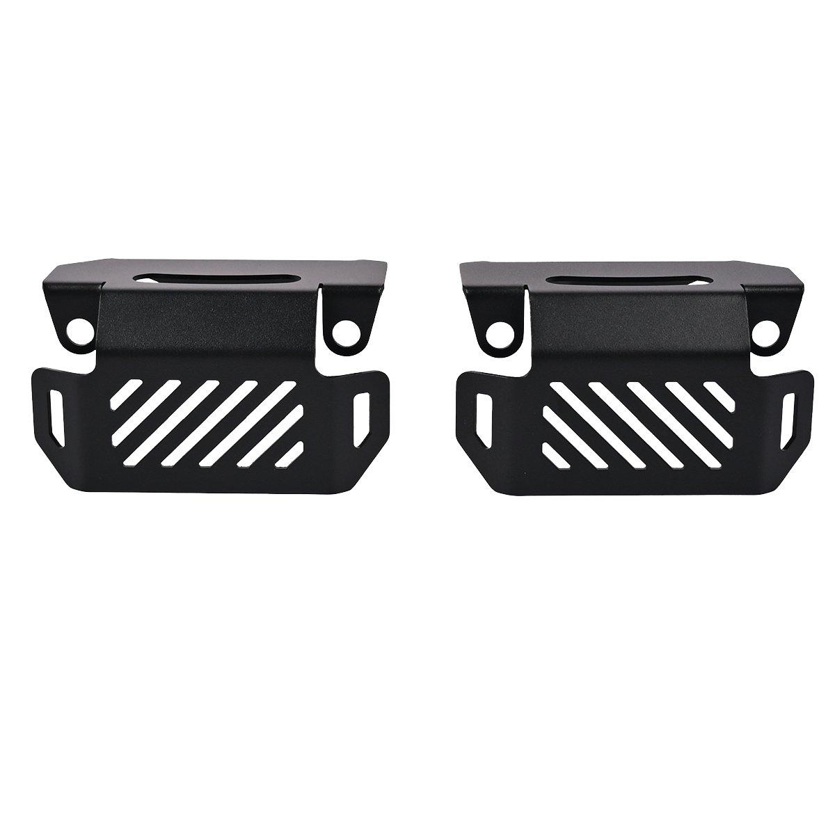 1 Pair Motorcycle Front Brake Caliper Cover Guard Protection CNC Black Accessories For Ducati DesertX Desert X чёрный