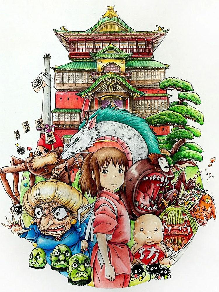 

DIY полная круглая алмазная живопись вышивка крестиком 3D милые животные комиксы домашнее декоративное искусство пейзаж алмазная живопись 5d алмазная живопись Full Square 25X37.5CM