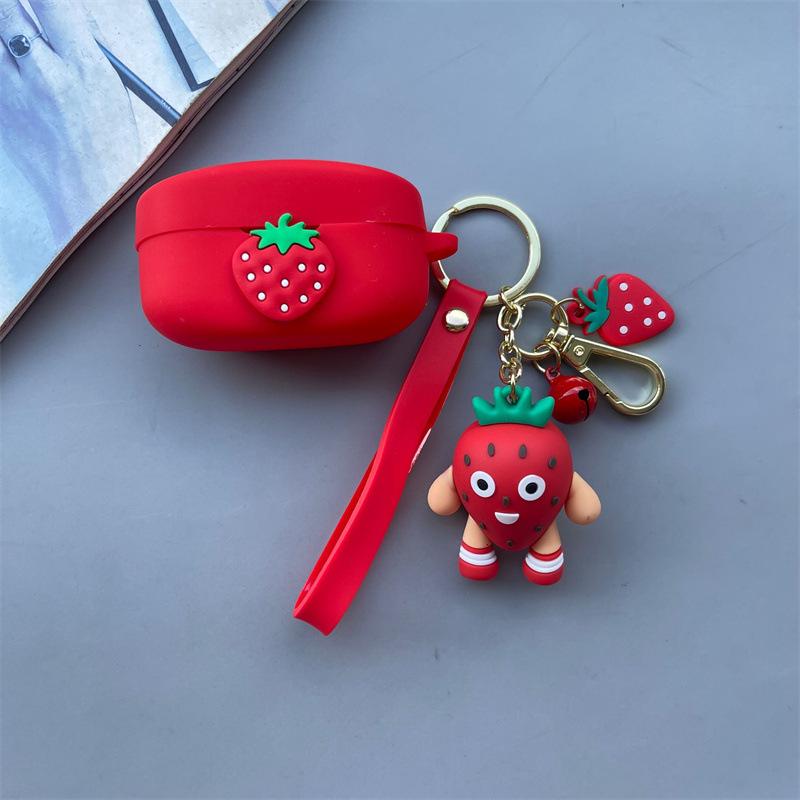 Applicable to OnePlus Nord Buds 1r Bluetooth Headset Case Silicone Fruit Pendant 1v Soft Case