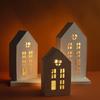 Concrete House Candle Holder Silicone Mold DIY Gypsum Cement Love House Shape Silicone Resin Mold for Home Decoration Ornaments