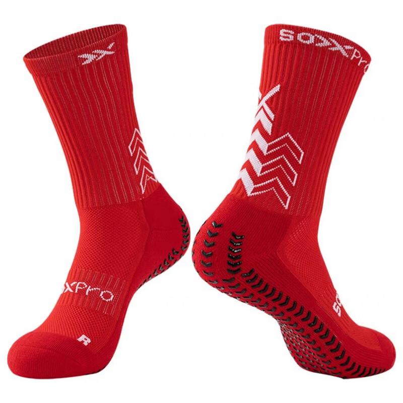 Junbie Men s Anti-slip Mid-Calf Football Training Socks