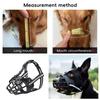 Anti-Biting Dog Mouth Cover With Reflective Strip Adjustable Dog Muzzle Anti-barking Mask Soft Rubber Can Drink Water Dog Accessories
